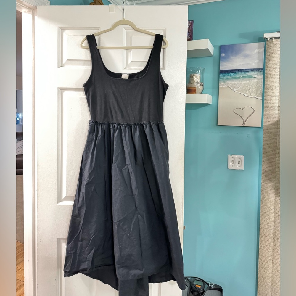 a new day Black Midi Dress